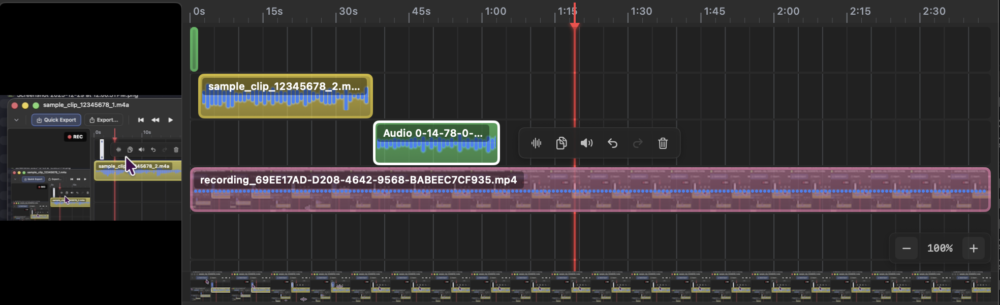 Clips and Screen Recording